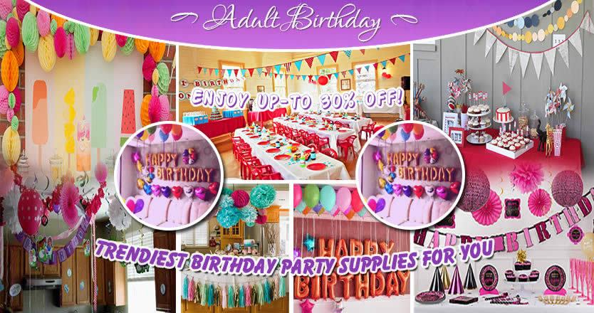 Adult Birthday Decorations